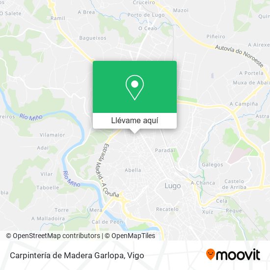 Mapa Carpintería de Madera Garlopa