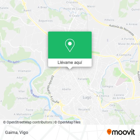 Mapa Gaima