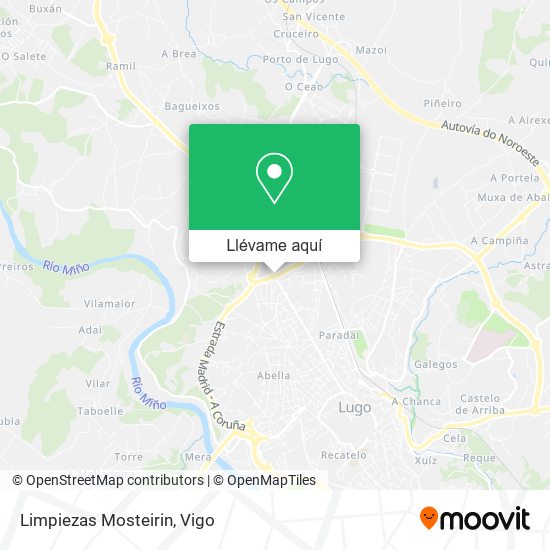 Mapa Limpiezas Mosteirin