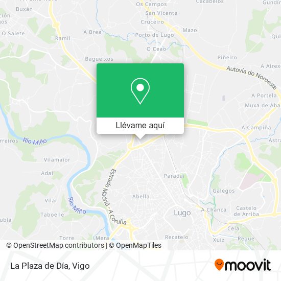 Mapa La Plaza de Día