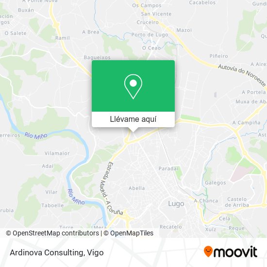 Mapa Ardinova Consulting