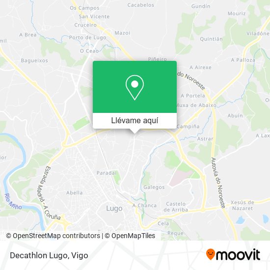 Mapa Decathlon Lugo