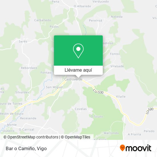 Mapa Bar o Camiño
