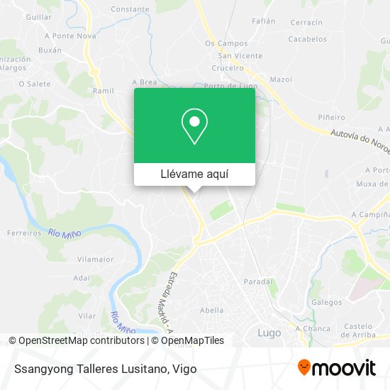 Mapa Ssangyong Talleres Lusitano