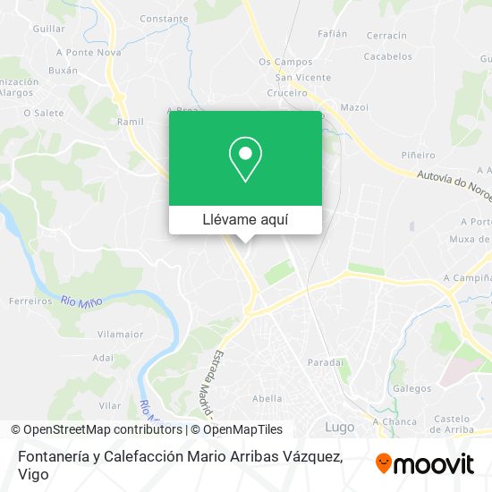 Mapa Fontanería y Calefacción Mario Arribas Vázquez