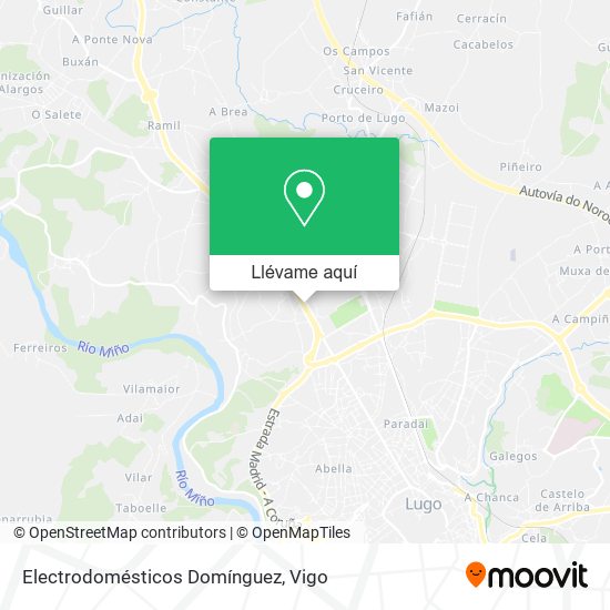 Mapa Electrodomésticos Domínguez