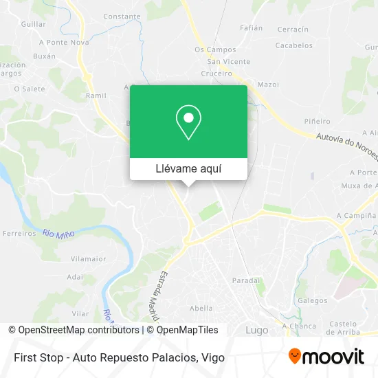 Mapa First Stop - Auto Repuesto Palacios