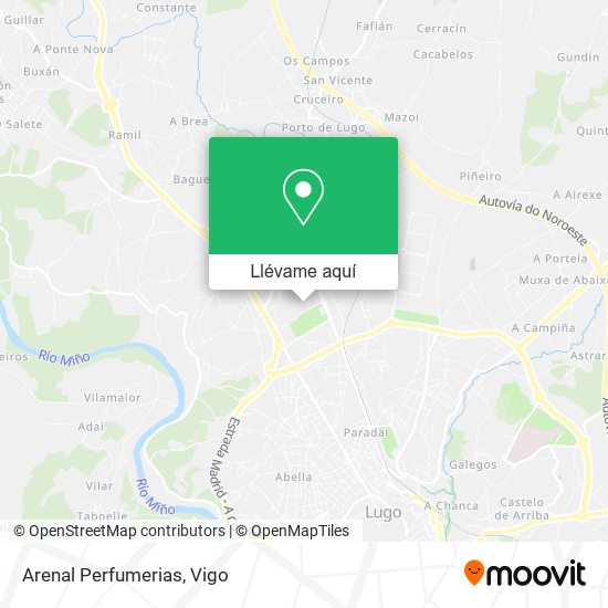 Mapa Arenal Perfumerias