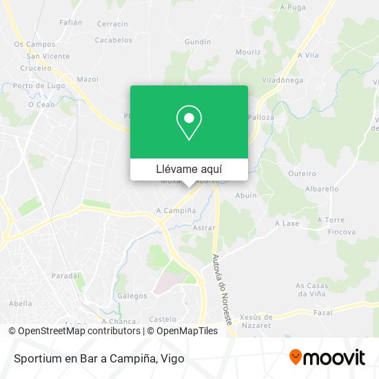 Mapa Sportium en Bar a Campiña