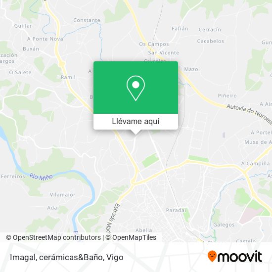Mapa Imagal, cerámicas&Baño