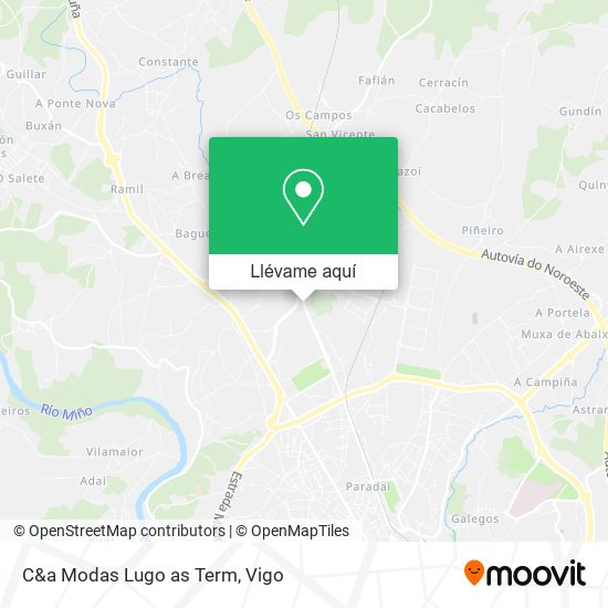 Mapa C&a Modas Lugo as Term