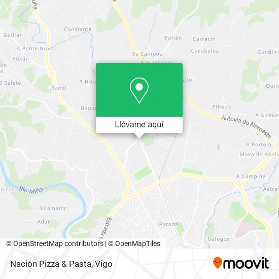 Mapa Nación Pizza & Pasta