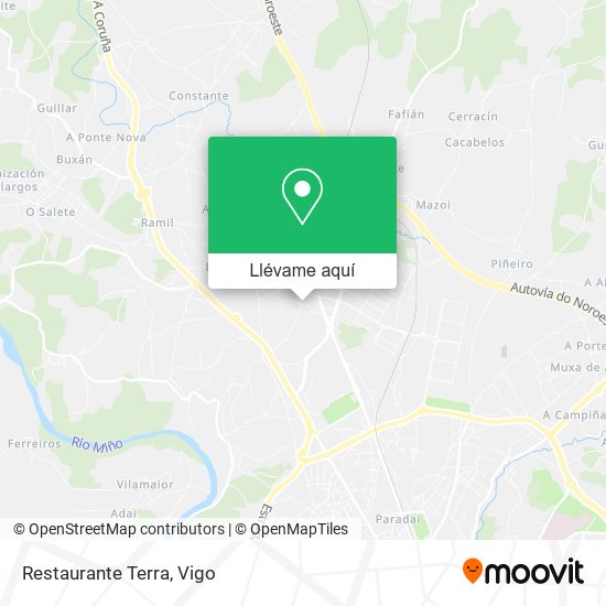Mapa Restaurante Terra