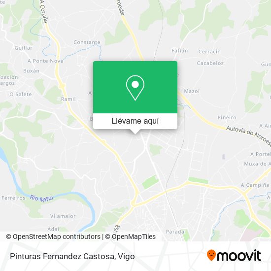 Mapa Pinturas Fernandez Castosa