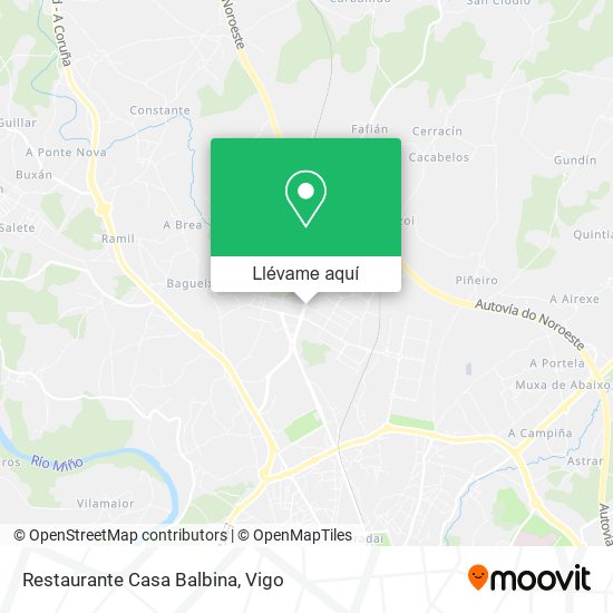 Mapa Restaurante Casa Balbina