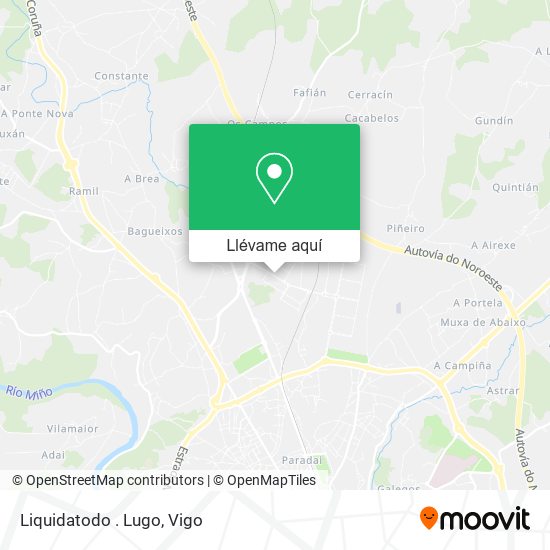 Mapa Liquidatodo . Lugo