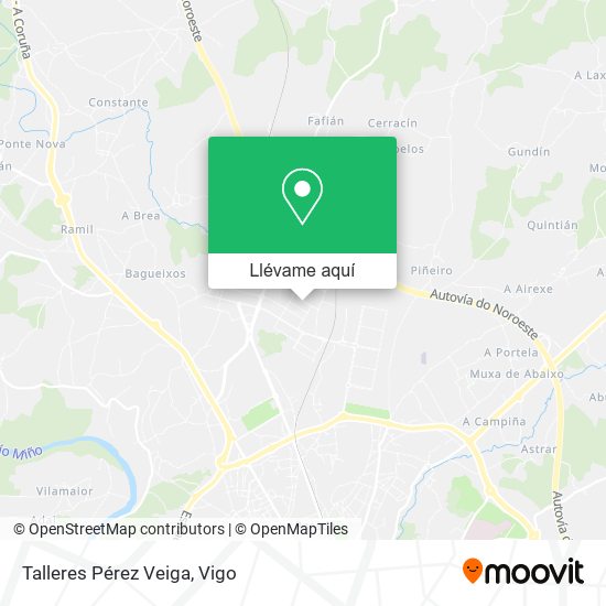 Mapa Talleres Pérez Veiga