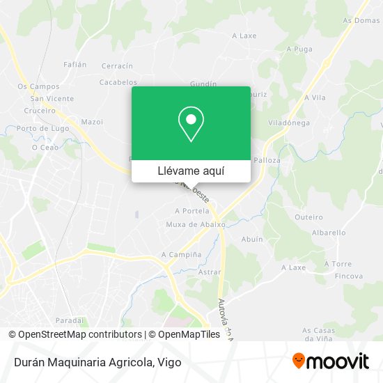 Mapa Durán Maquinaria Agricola
