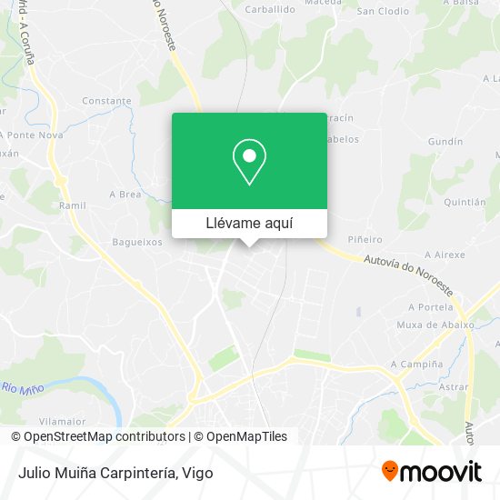 Mapa Julio Muiña Carpintería
