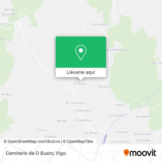 Mapa Cemiterio de O Busto
