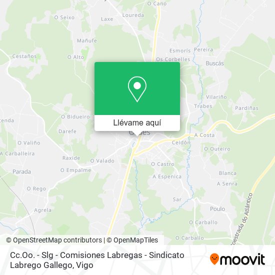 Mapa Cc.Oo. - Slg - Comisiones Labregas - Sindicato Labrego Gallego