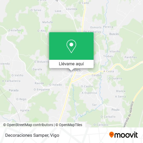 Mapa Decoraciones Samper