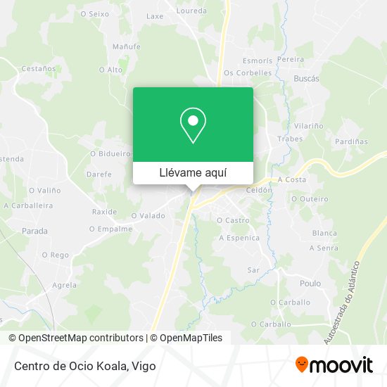 Mapa Centro de Ocio Koala