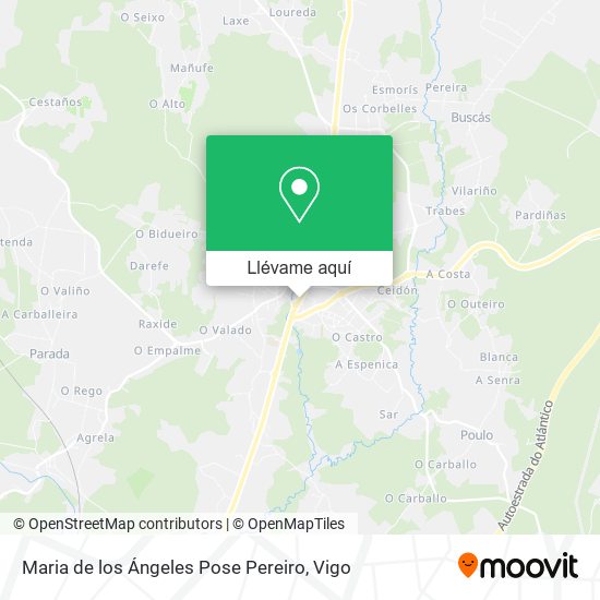 Mapa Maria de los Ángeles Pose Pereiro