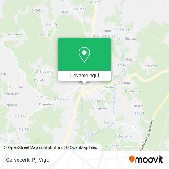 Mapa Cervecería Pj