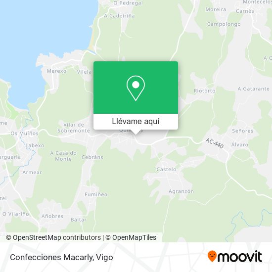 Mapa Confecciones Macarly