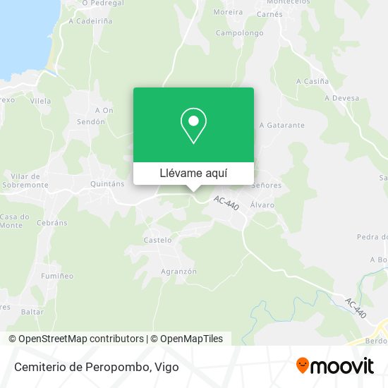 Mapa Cemiterio de Peropombo