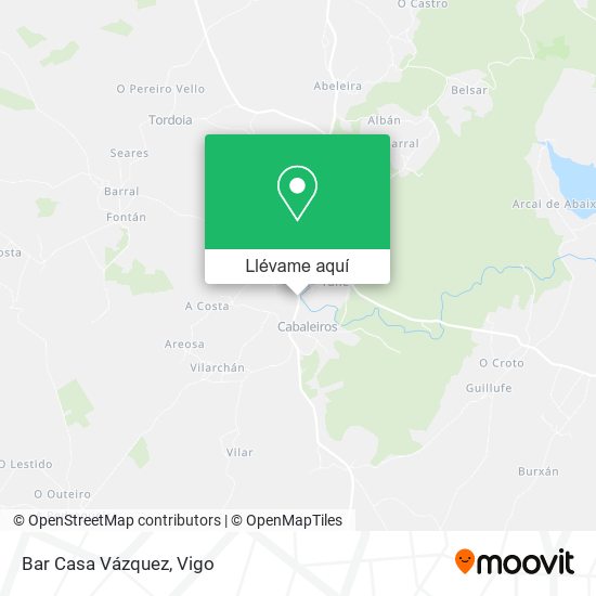 Mapa Bar Casa Vázquez