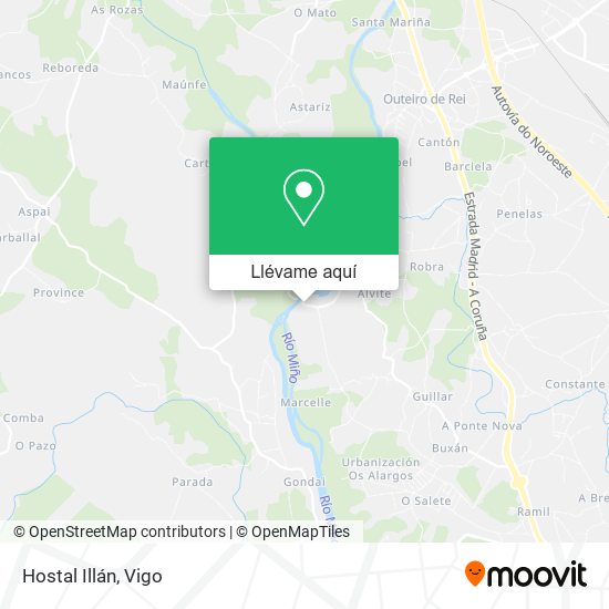 Mapa Hostal Illán