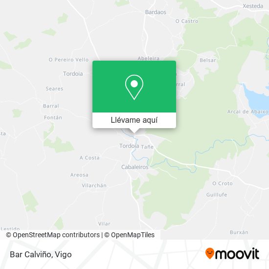 Mapa Bar Calviño