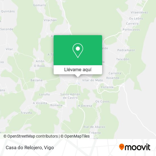 Mapa Casa do Relojero