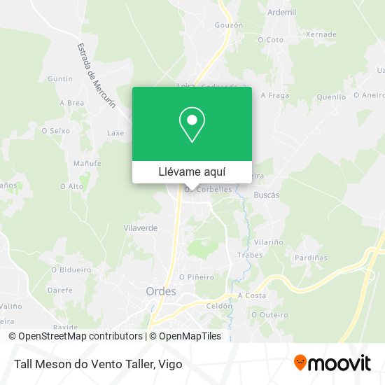 Mapa Tall Meson do Vento Taller