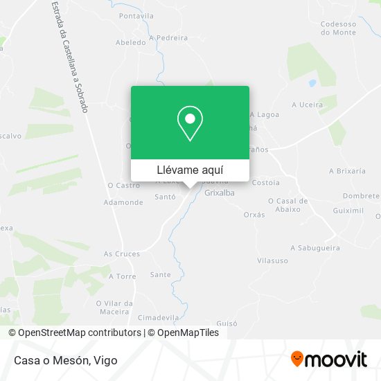 Mapa Casa o Mesón