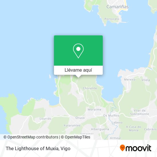 Mapa The Lighthouse of Muxia