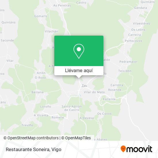 Mapa Restaurante Soneira