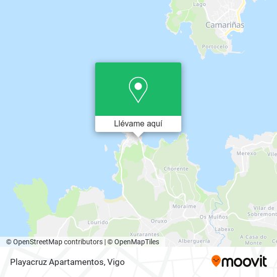 Mapa Playacruz Apartamentos