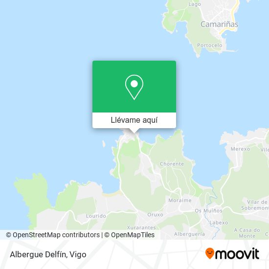 Mapa Albergue Delfín
