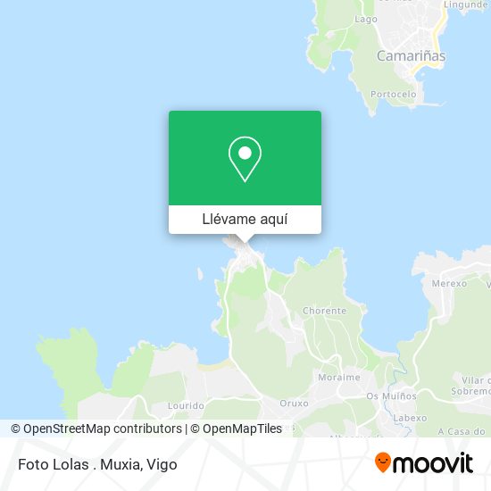 Mapa Foto Lolas . Muxia