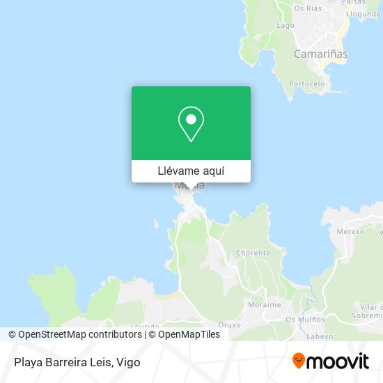 Mapa Playa Barreira Leis