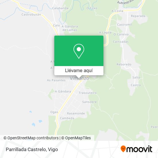 Mapa Parrillada Castrelo