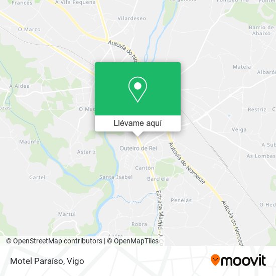Mapa Motel Paraíso