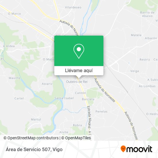 Mapa Área de Servicio 507