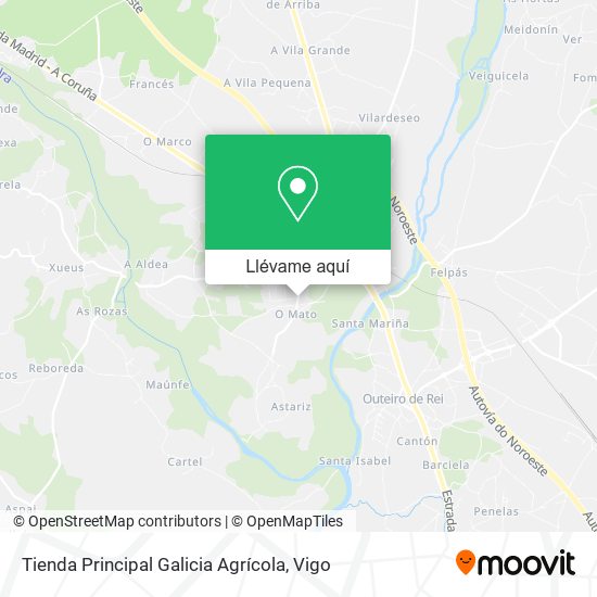 Mapa Tienda Principal Galicia Agrícola