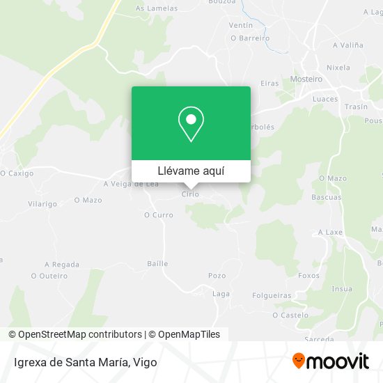 Mapa Igrexa de Santa María