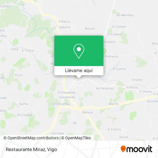 Mapa Restaurante Miraz