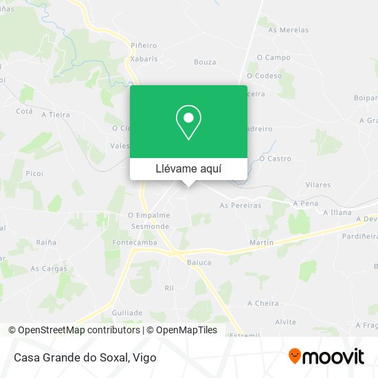 Mapa Casa Grande do Soxal
